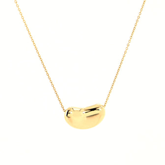 Tiffany & Co. Elsa Peretti Bean Pendant Necklace 18K Yellow Gold 18K Yellow Gold