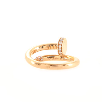 Cartier Juste un Clou Ring 18K Rose Gold and Diamonds