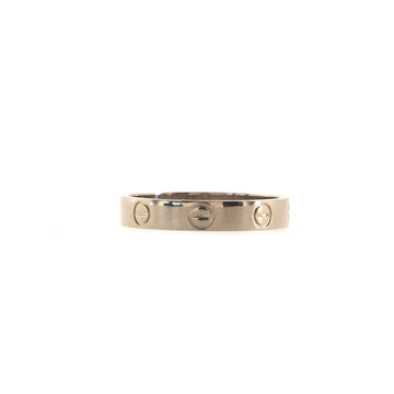 Cartier Love Wedding Band Ring 18K White Gold