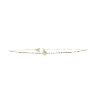 Cartier Diamants Legers Bracelet 18K White Gold and Diamond XS