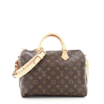 Louis Vuitton Speedy Bandouliere Bag Monogram Canvas 30