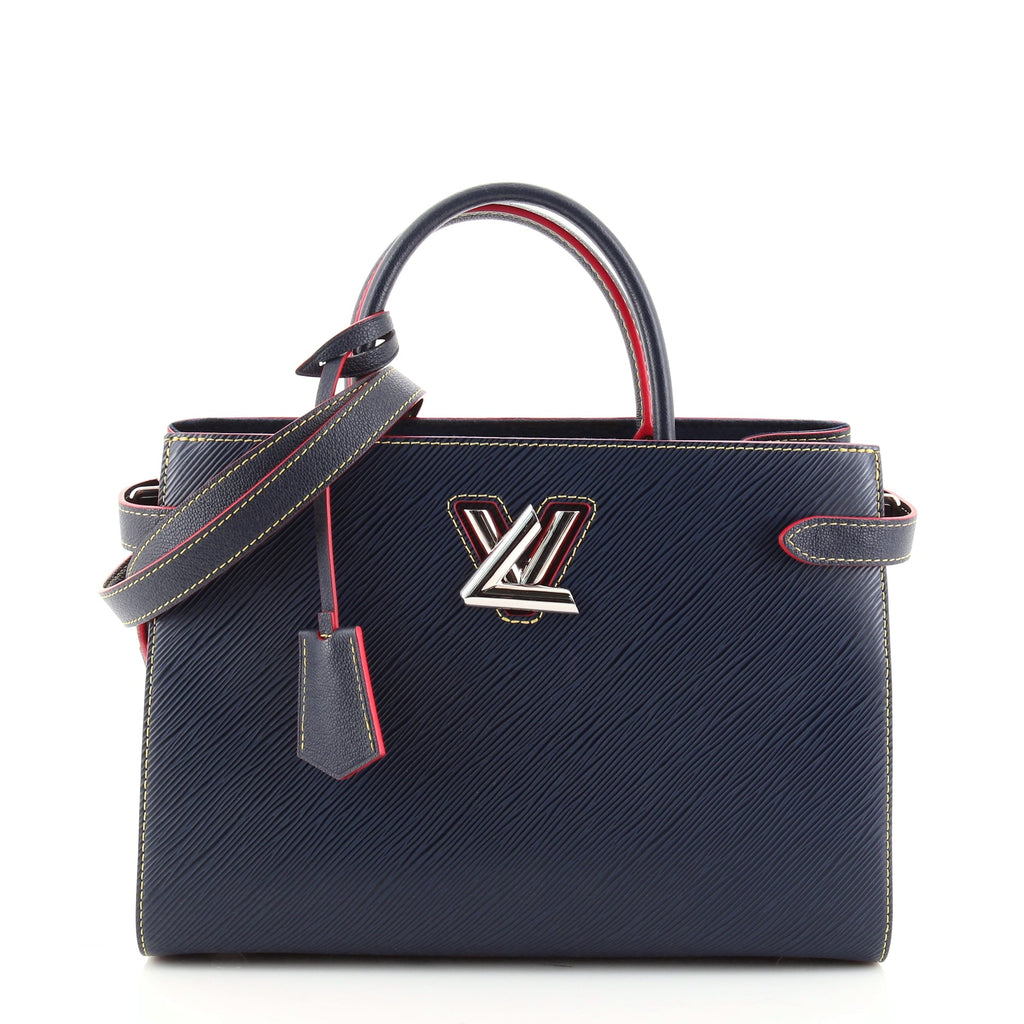 Louis Vuitton Twist Tote Epi Leather Blue 8700990