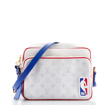 Louis Vuitton LV x NBA Nil Messenger Bag Monogram Antarctica Canvas