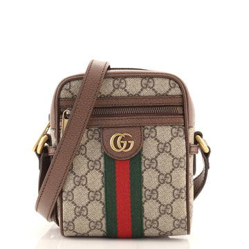 Gucci Ophidia Messenger Bag GG Coated Canvas Mini