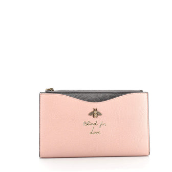 Gucci Animalier Travel Organizer Wallet Leather