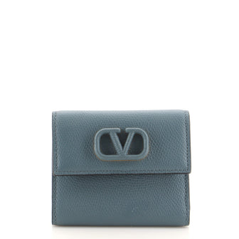 Valentino VSling Trifold Wallet Leather Compact