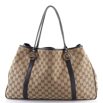 Gucci Twins Tote GG Canvas Large