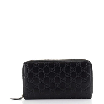 Gucci Zip Organizer Wallet Guccissima Leather