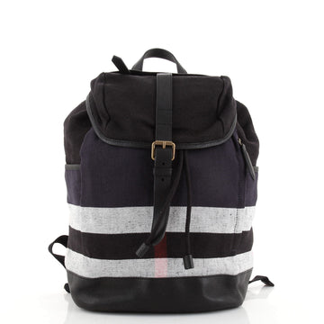 Burberry Drifton Backpack House Check Canvas