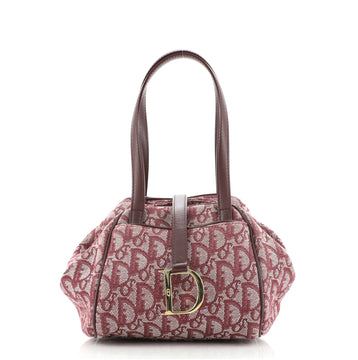 Christian Dior Vintage Bowler Bag Diorissimo Canvas Small