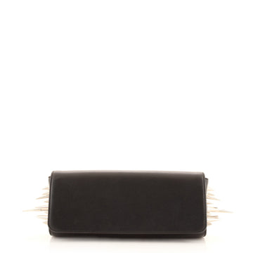 Christian Louboutin Marquise Spiked Clutch Leather with Metal
