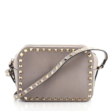 Valentino Rockstud Camera Crossbody Bag Leather