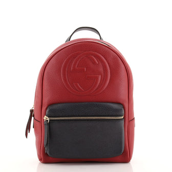 Gucci Soho Chain Backpack Leather