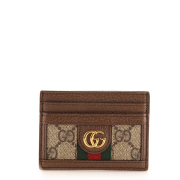 Gucci Ophidia Card Holder GG Coated Canvas