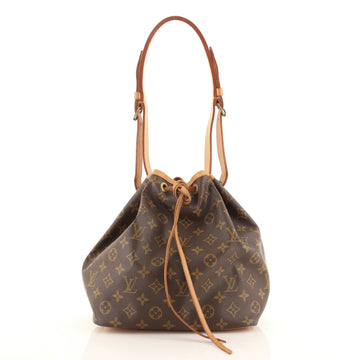 Louis Vuitton Petit Noe Handbag Monogram Canvas