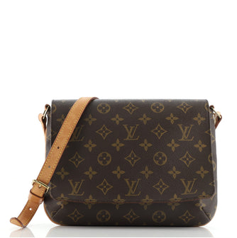 Louis Vuitton Musette Tango Handbag Monogram Canvas