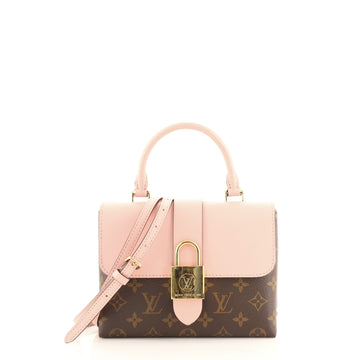 Louis Vuitton Locky Handbag Monogram Canvas with Leather BB