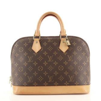 Louis Vuitton Vintage Alma Handbag Monogram Canvas PM