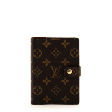 Louis Vuitton Ring Agenda Cover Monogram Canvas PM