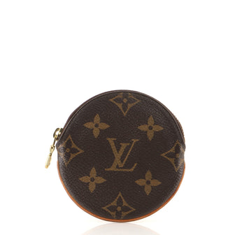 Louis Vuitton Round Coin Purse Monogram Canvas
