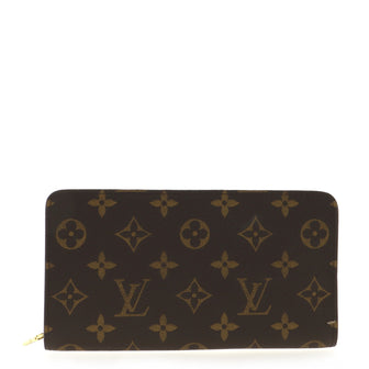 Louis Vuitton Porte-Monnaie Zippy Wallet Monogram Canvas