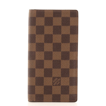 Louis Vuitton Porte Valeurs Checkbook Wallet Damier