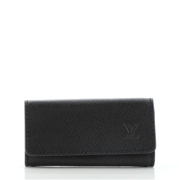 Louis Vuitton 4 Key Holder Taiga Leather