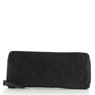 Louis Vuitton Clemence Wallet Monogram Empreinte Leather
