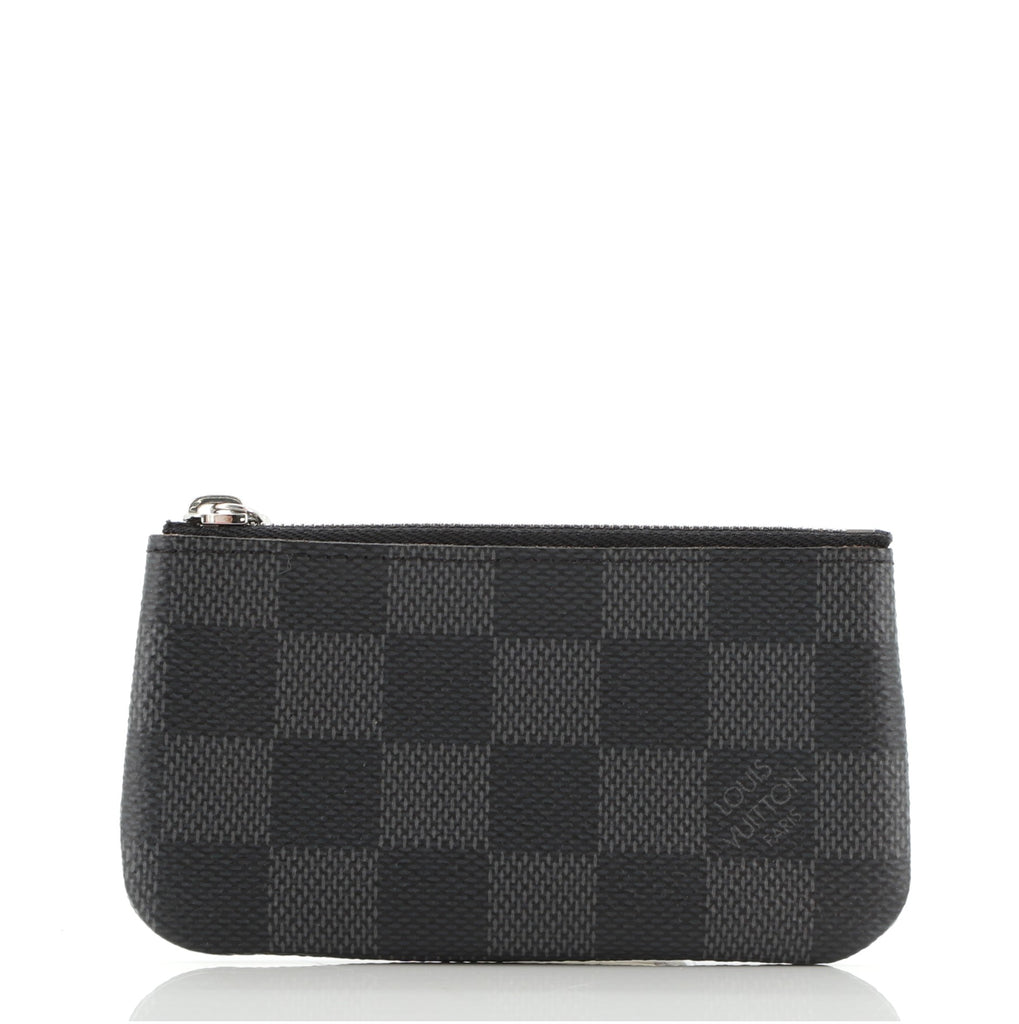 Louis Vuitton Key Pouch Damier Graphite Black 8712159