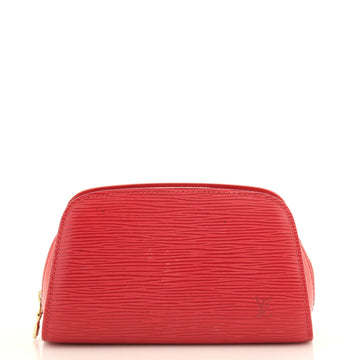 Louis Vuitton Dauphine Cosmetic Pouch Epi Leather