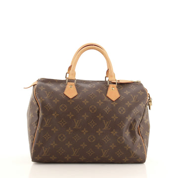 Louis Vuitton Speedy Handbag Monogram Canvas 30