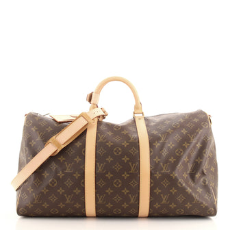 Louis Vuitton Keepall Bandouliere Bag Monogram Canvas 50