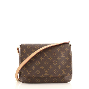 Louis Vuitton Musette Tango Handbag Monogram Canvas