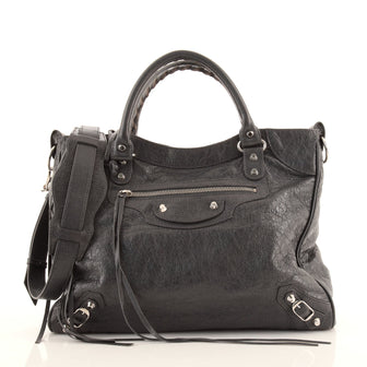 Balenciaga Velo Classic Studs Bag Leather Medium