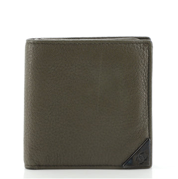 Chanel CC Corner Bifold Wallet Leather