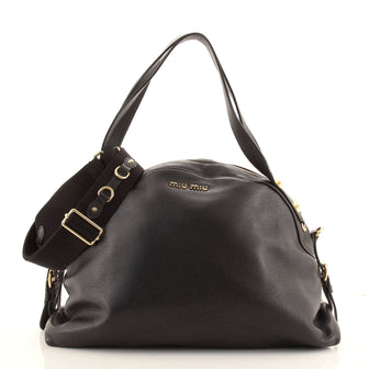 Miu Miu Dome Bowling Bag Leather Medium