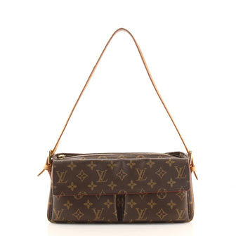 Louis Vuitton Viva Cite Handbag Monogram Canvas MM