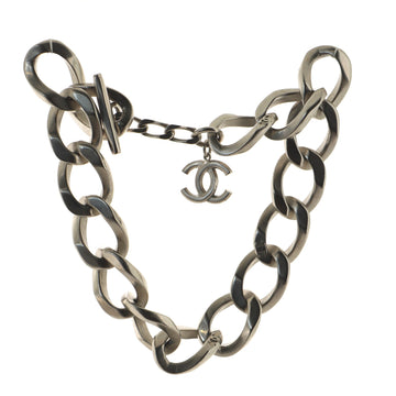 Chanel CC Chunky Chain Link Choker Necklace Metal