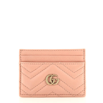 Gucci GG Marmont Card Holder Matelasse Leather