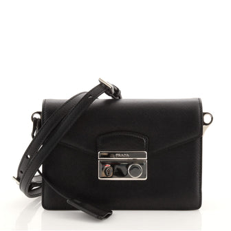 Prada Convertible Sound Bag Saffiano Leather Mini