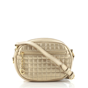 Celine C Charm Camera Bag Quilted Leather Small
