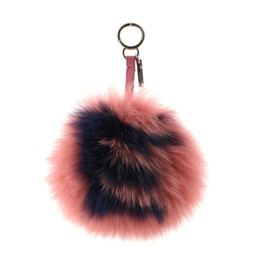 Fendi Pom Pom Bag Charm Fur