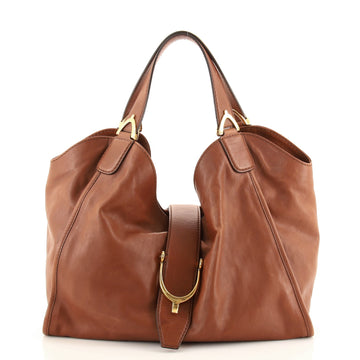 Gucci Soft Stirrup Tote Leather Medium