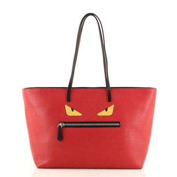 Fendi Monster Roll Tote Leather Medium