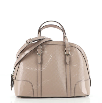 Gucci Nice Top Handle Bag Microguccissima Patent Small