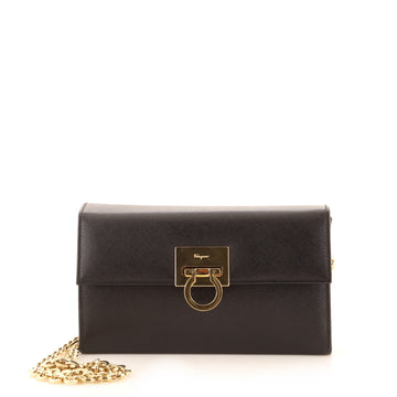 Salvatore Ferragamo Gancio Crossbody Bag	 Leather Small