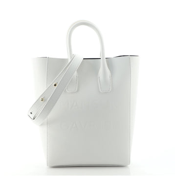 Mansur Gavriel Logo North South Tote Leather Mini