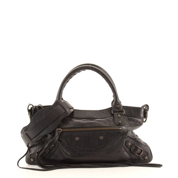 Balenciaga First Classic Studs Bag Leather