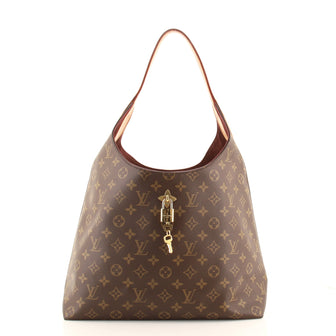 Louis Vuitton Flower Hobo Monogram Canvas