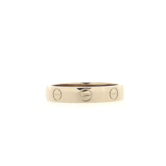 Cartier Love Wedding Band Ring 18K White Gold